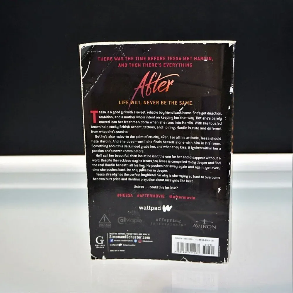AFTER by Anna Todd 2014 Gallery Books Paperback Motion Picture Tie In